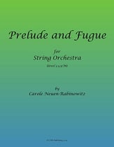 Prelude and Fugue Orchestra sheet music cover